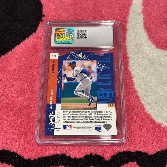 Ken Griffey Jr – 1993 SP Platinum Power #PP9 – CSG 9 Mint – As Pictured - Picture 5 of 6